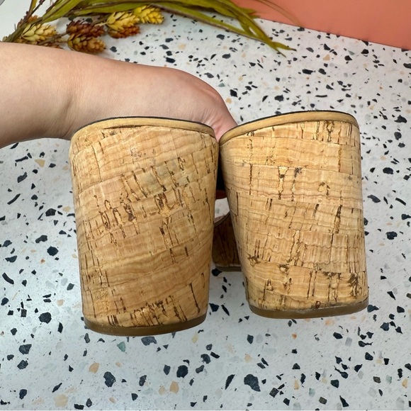 Sam Edelman Rasha Black Strappy Women’s Wedge Cork Women’s Sandals Sz 8 - Picture 10 of 10